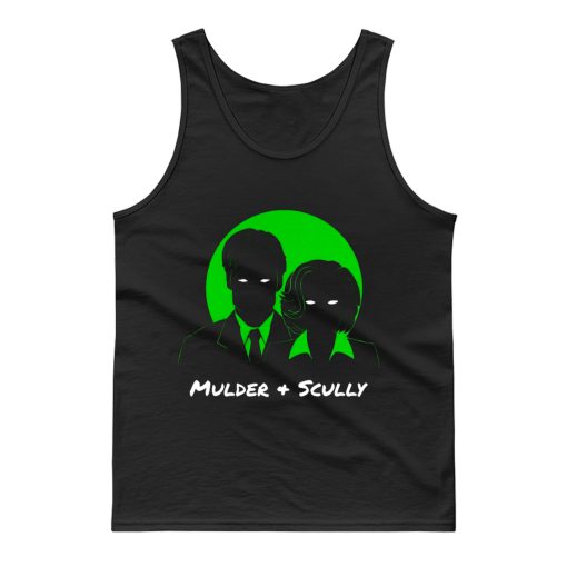 Mulder and Scully X Files Tank Top