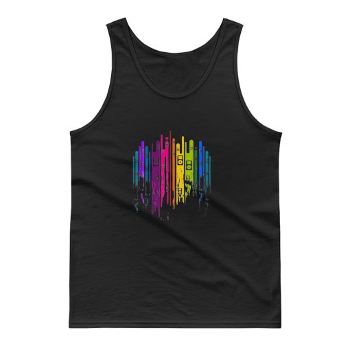 Music Note Colourful Tank Top