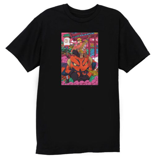 Naruto And Gamabunta Naruto Shippuden Anime Manga T Shirt