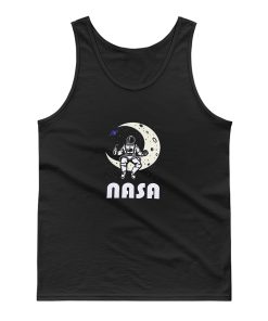 Nasa Astronaut Moon Space Tank Top