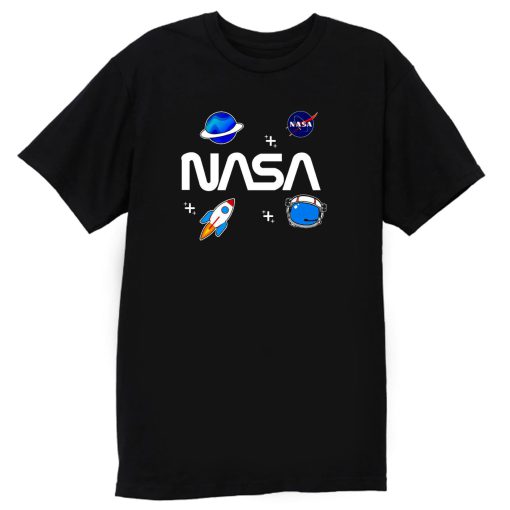 Neon Riot Nasa Planets Funny Helmet Spaceship T Shirt