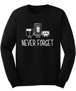 Never Forget Classic Floppy Disk Long Sleeve