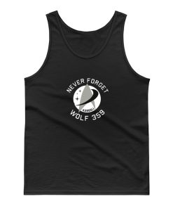 Never Forget Wolf Alien Retro Tank Top
