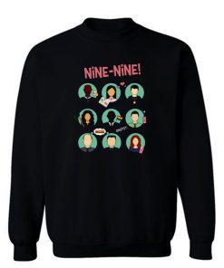 New Brooklyn Nine Nine Squad Artwork Comedy TV Series Sweatshirt