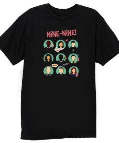 New Brooklyn Nine Nine Squad Artwork Comedy TV Series T Shirt
