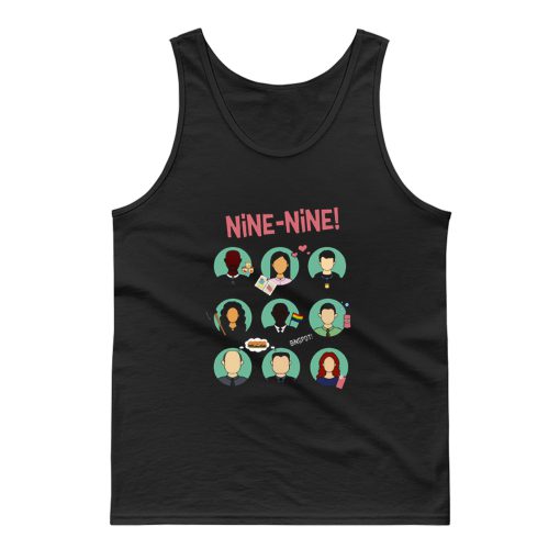 New Brooklyn Nine Nine Squad Artwork Comedy TV Series Tank Top