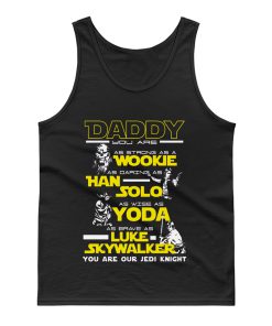 New Daddy Star Wars Jedi Father Day Tank Top