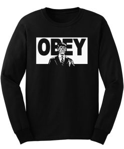 Obey zombie Fiction Long Sleeve