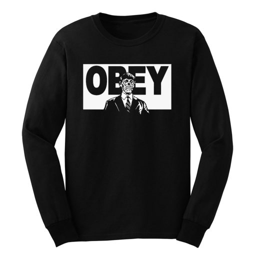 Obey zombie Fiction Long Sleeve