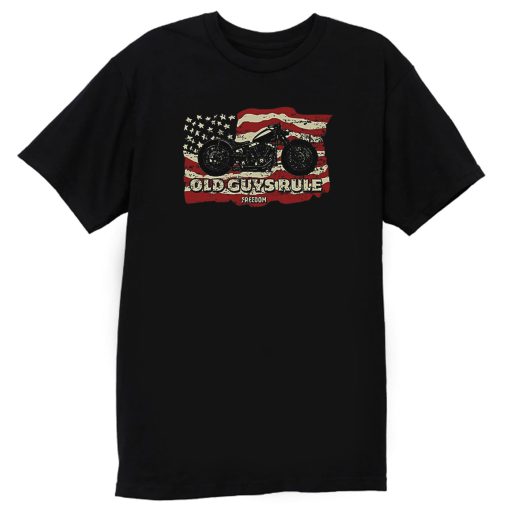 Old Guys Rule Freedom Ride T Shirt