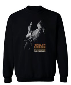 On stage Jimmy Hendrix Musician Sweatshirt