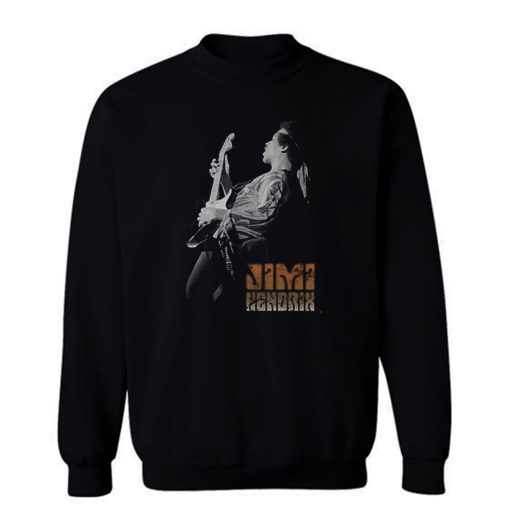 On stage Jimmy Hendrix Musician Sweatshirt