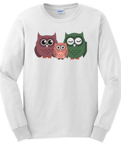 Owl Family Good Night Long Sleeve