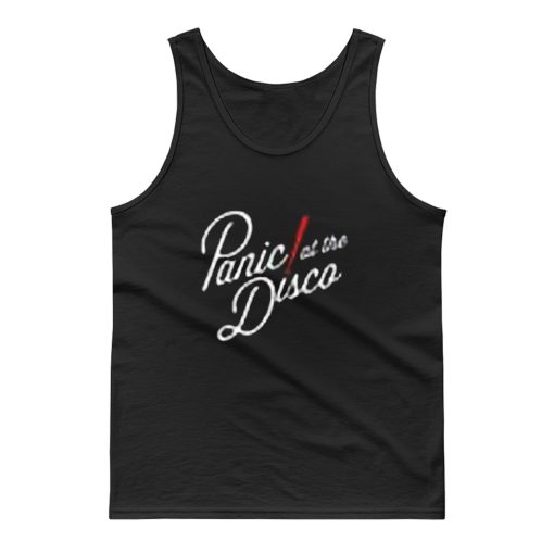 Panic At The Disco Red Stripes Band Tank Top