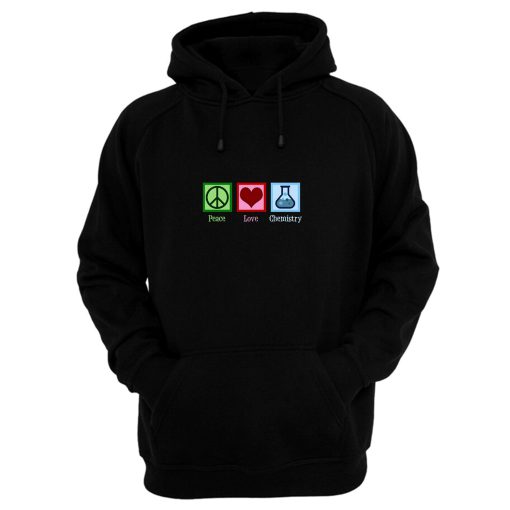 Peace Love Chemistry Retro Hoodie