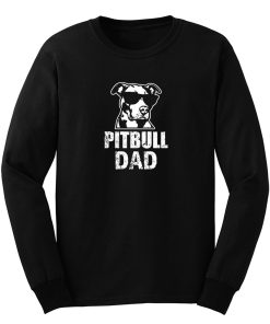 Pitbull Dad Long Sleeve