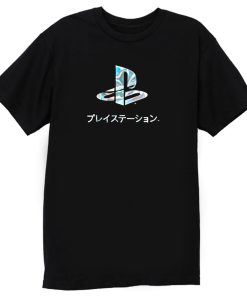 Playstation Japan Text Retro T Shirt
