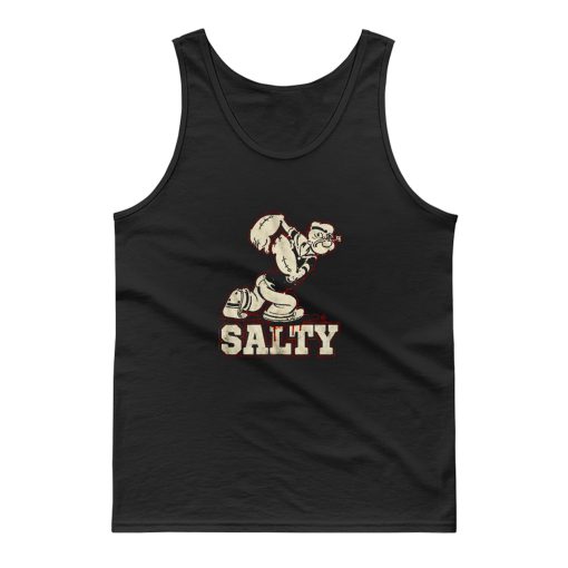 Popeye Cartoon Salty Tank Top