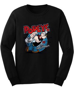 Popeye The Sailorman Classic Cartoon Long Sleeve