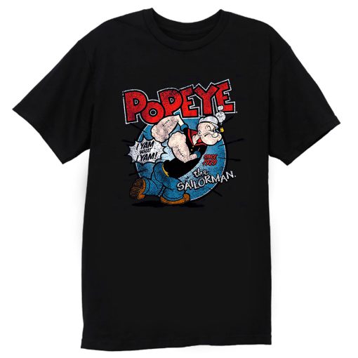 Popeye The Sailorman Classic Cartoon T Shirt