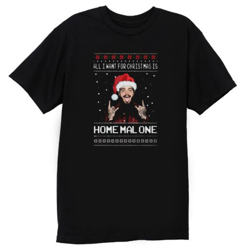 Post Malone Home Alone Christmas T Shirt