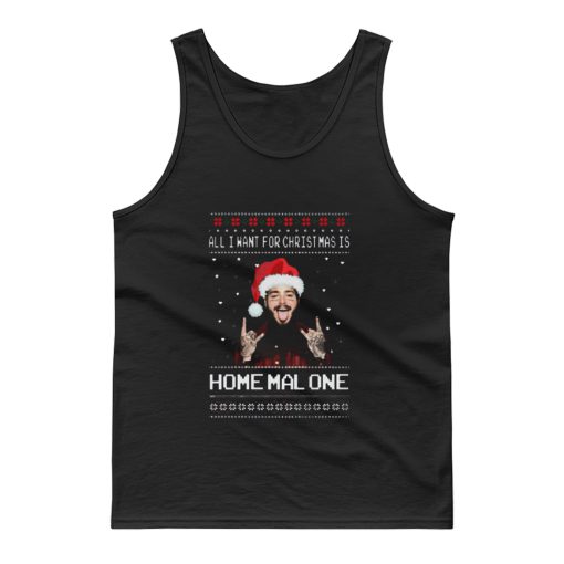 Post Malone Home Alone Christmas Tank Top