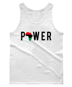 Power African Melanin American Pride Tank Top