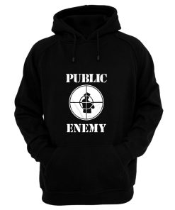 Public Enemy Shot Target Hoodie