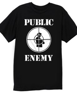 Public Enemy Shot Target T Shirt