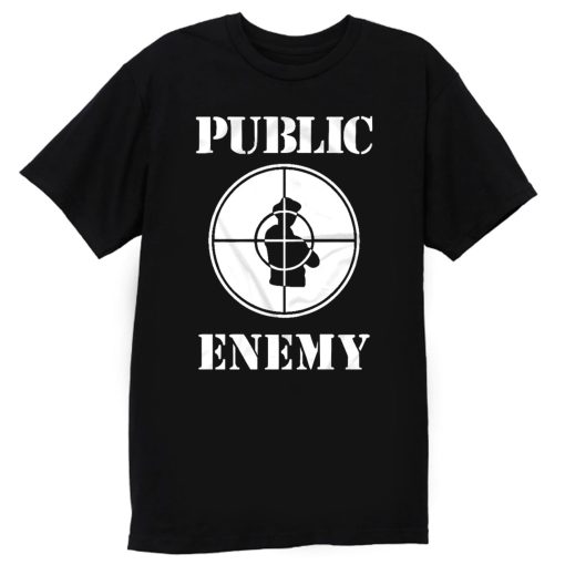 Public Enemy Shot Target T Shirt