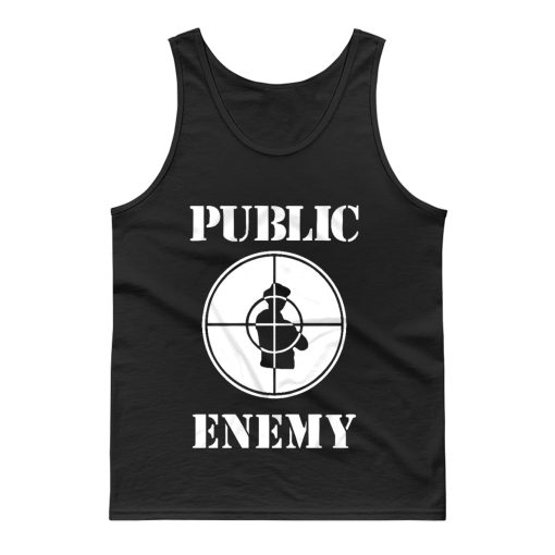 Public Enemy Shot Target Tank Top