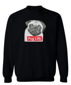 Pug Life Retro Sweatshirt