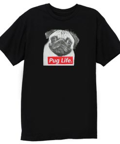 Pug Life Retro T Shirt