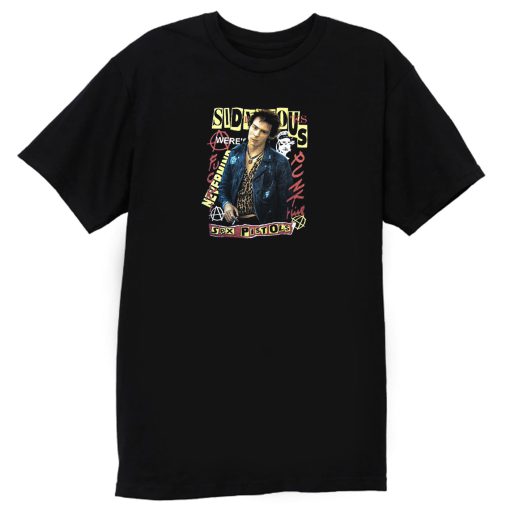 Punk Retro Sid Vicious Sex Pistols T Shirt