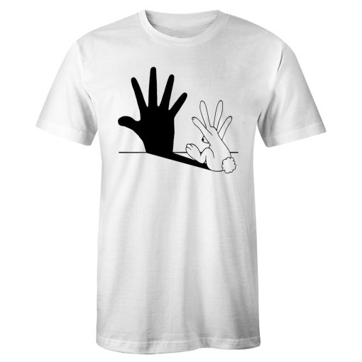 Rabbit Hand Funny Shadow T Shirt