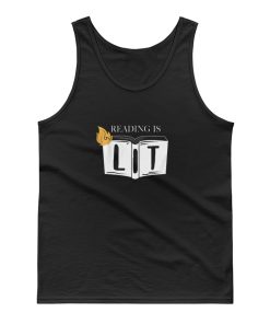 Reading Is Lit Book Lovers Tank Top