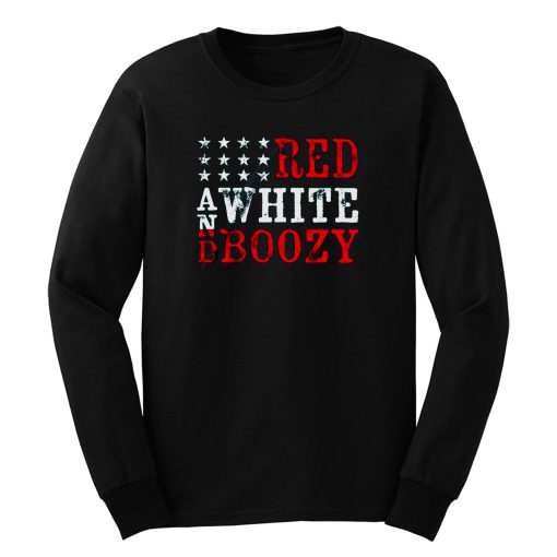 Red And White Boozy Long Sleeve