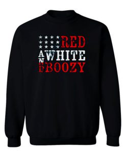 Red And White Boozy Sweatshirt