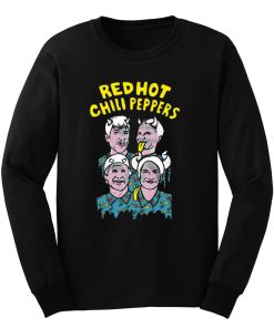 Red Hot Chilli Peppers RHCP Rock Band Retro Long Sleeve