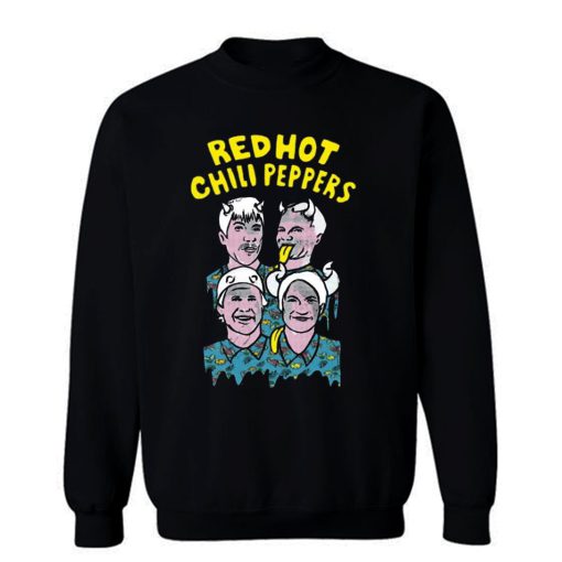 Red Hot Chilli Peppers RHCP Rock Band Retro Sweatshirt