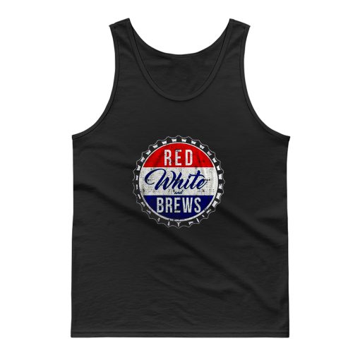 Red White And Brews Tank Top