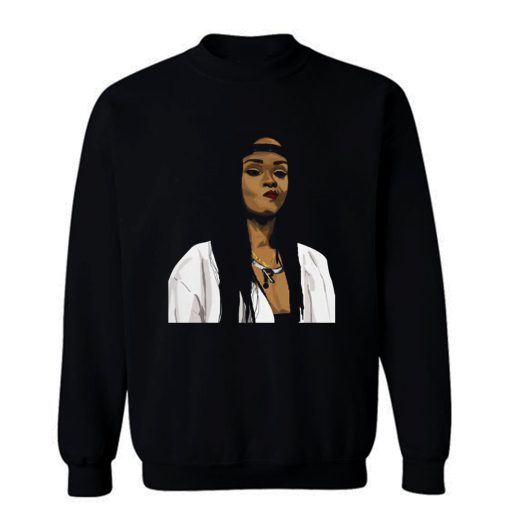 Rihanna Oil Painted Rihanna Fan Sweatshirt