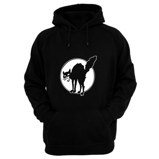 Sabotage Black Cat Angry Hoodie