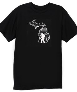 Sasquatch Big Foot Michigan T Shirt