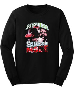 Savage Mode 21 Savage Rap Hip Hop Long Sleeve