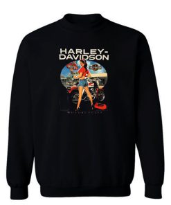 Sexy Girl Harley Davidson Sweatshirt