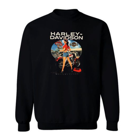 Sexy Girl Harley Davidson Sweatshirt