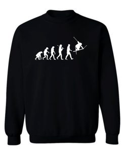 Ski Evolution Funny Sweatshirt