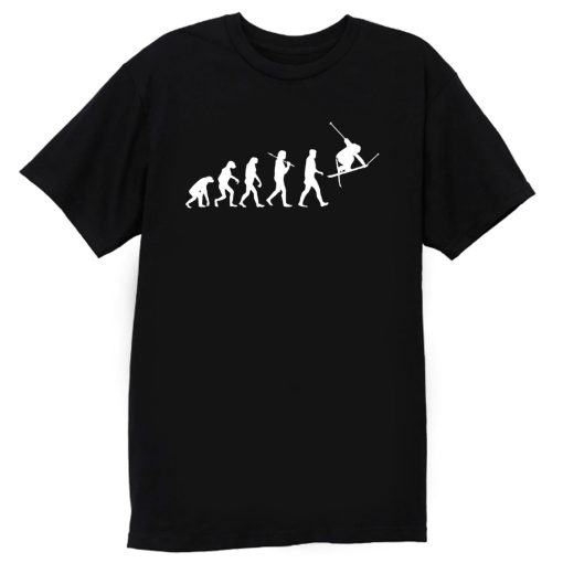 Ski Evolution Funny T Shirt