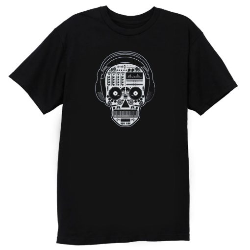 Skull Dj T Shirt